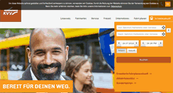 Desktop Screenshot of kvv.de